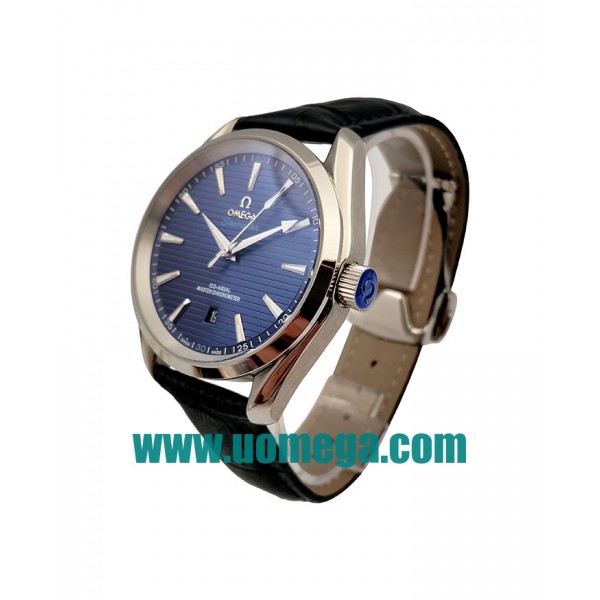 40MM UK Omega Seamaster Aqua Terra 150 M 220.13.41.21.03.001 Blue Dials Replica Watches