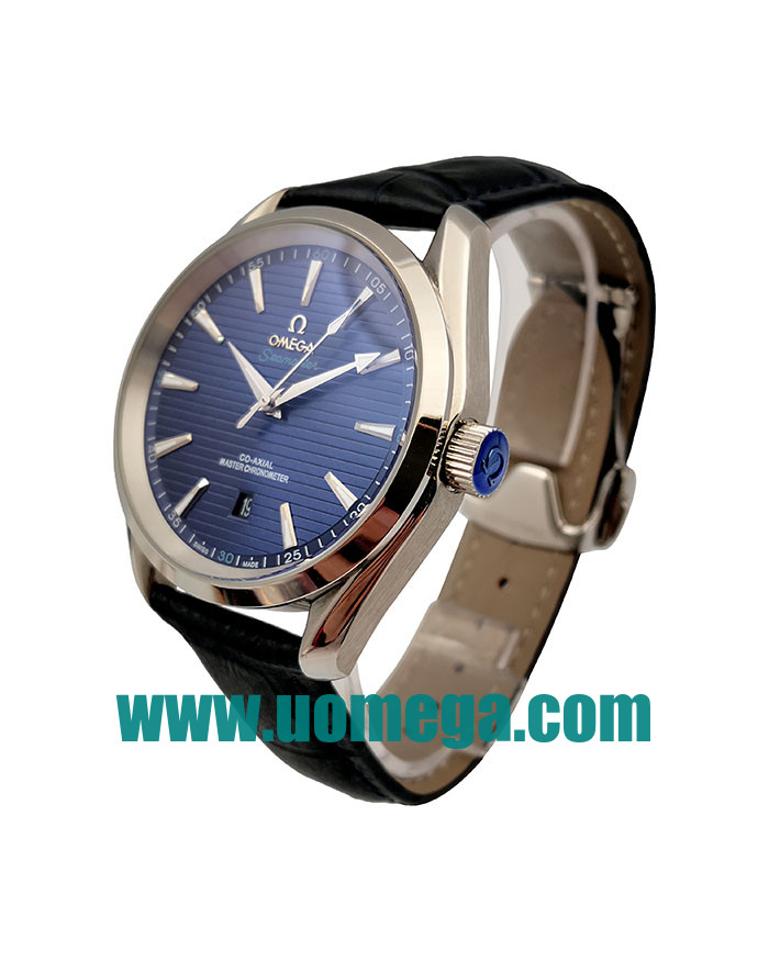 40MM UK Omega Seamaster Aqua Terra 150 M 220.13.41.21.03.001 Blue Dials Replica Watches