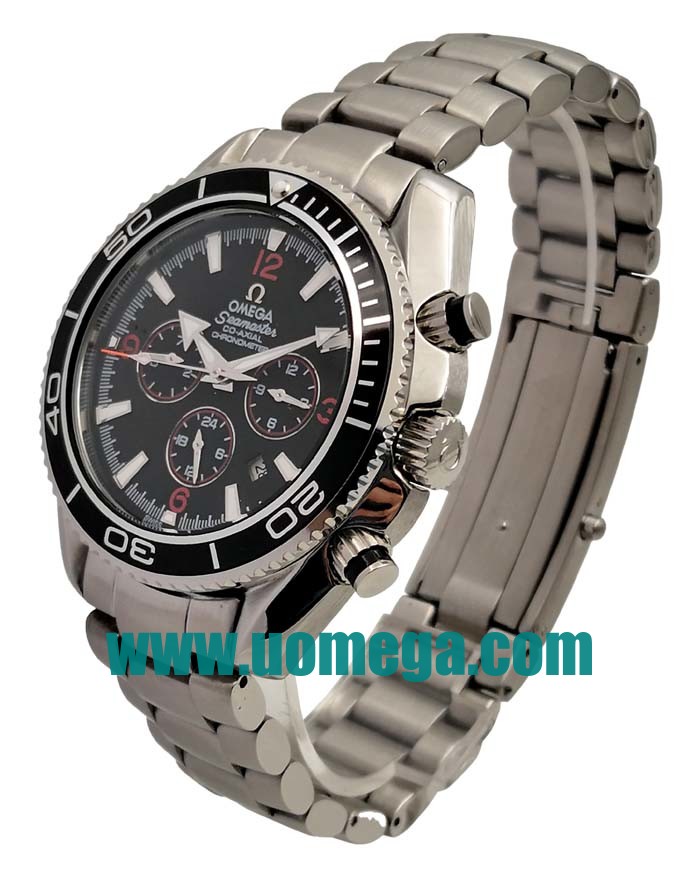 43.5MM UK Omega Seamaster Planet Ocean 2210.51.00 Black Dials Replica Watches