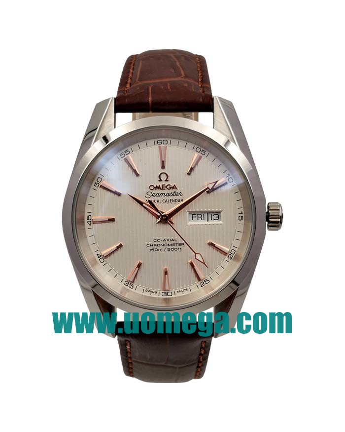 43MM UK Omega Seamaster Aqua Terra 150M 231.13.39.22.02.001 Silver Dials Replica Watches