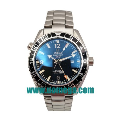 43.5MM UK Omega Seamaster Planet Ocean GMT 232.30.44.22.01.001 Black Dials Replica Watches