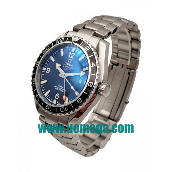 43.5MM UK Omega Seamaster Planet Ocean GMT 232.30.44.22.01.001 Black Dials Replica Watches