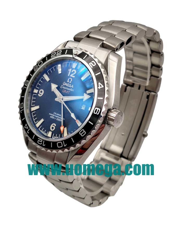 43.5MM UK Omega Seamaster Planet Ocean GMT 232.30.44.22.01.001 Black Dials Replica Watches