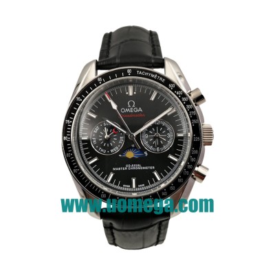 40MM UK Omega Speedmaster 304.33.44.52.01.001 Black Dials Replica  Moon Watches 