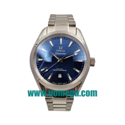 41MM UK Omega Seamaster Aqua Terra 150 M 220.10.41.21.03.001 Blue Dials Replica Watches