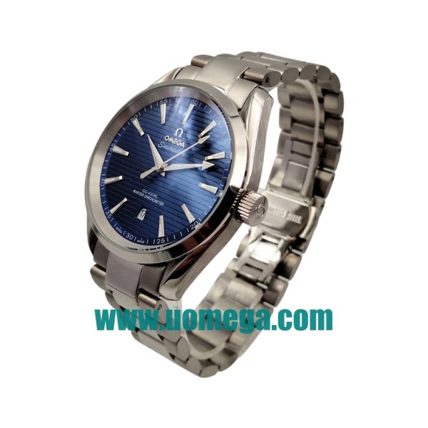 41MM UK Omega Seamaster Aqua Terra 150 M 220.10.41.21.03.001 Blue Dials Replica Watches